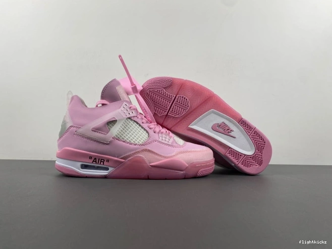 PINK X OFF-WHITE 4 JORDAN 0713